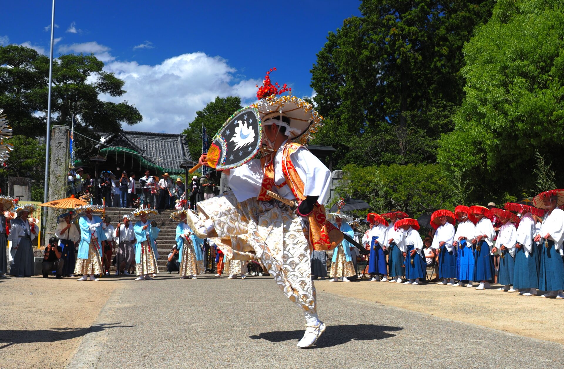 滝宮の念仏踊 高松ユネスコ協会創立50周年記念式典 ユネスコ世界遺産・未来遺産の紹介と特別講演